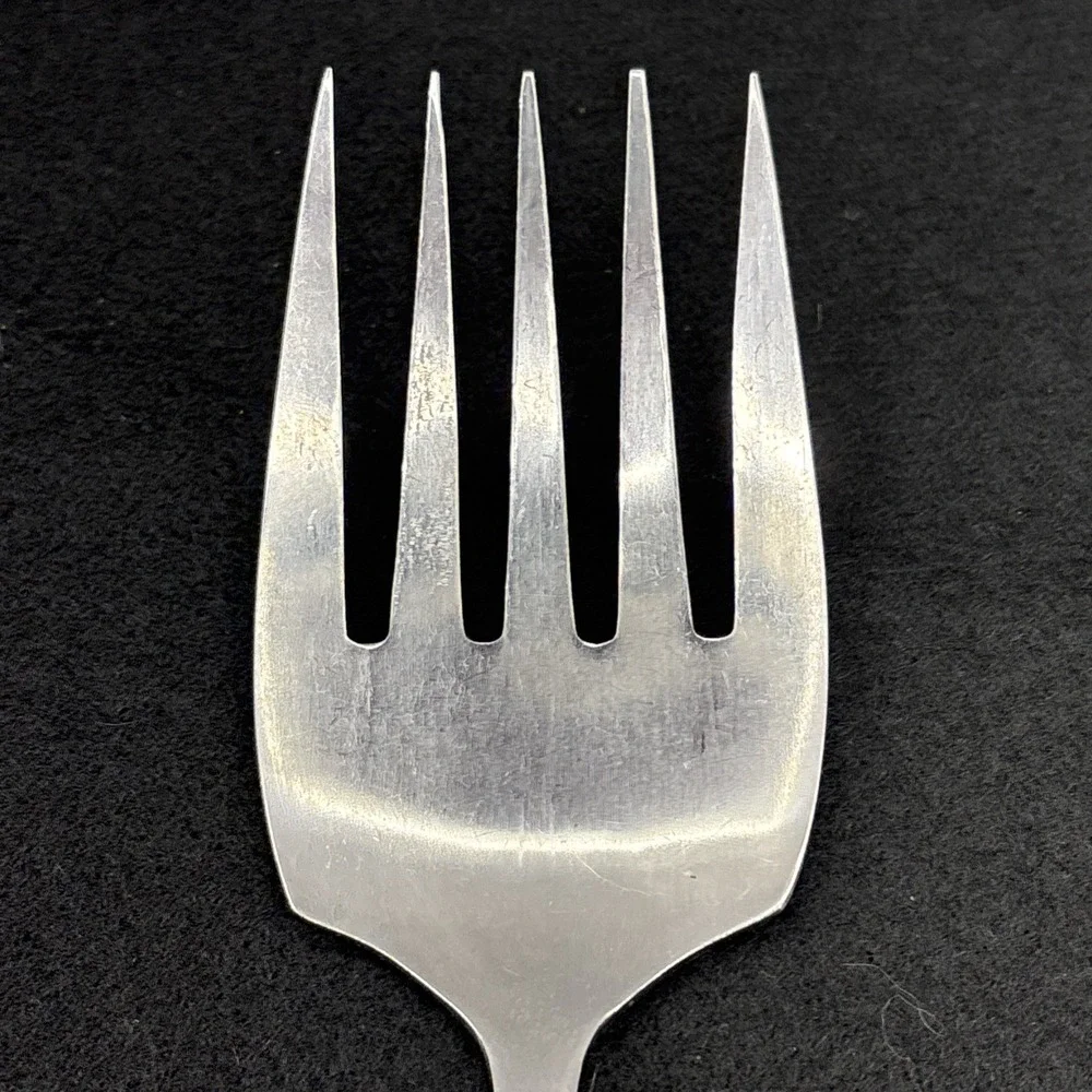 Oxford Hall Old Westbury Satin Stainless Cold Meat Serving Fork 9 1/4